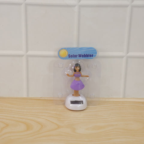 Solar Powered Dancing Doll – Bobble Hula Girl Toy for Car Dashboard, Home and Office Decoration (1 Pc)