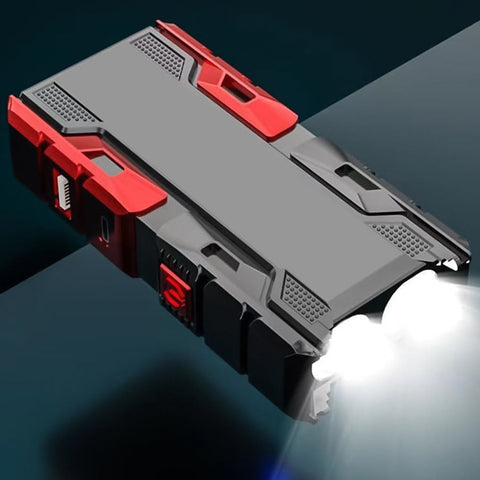 Illuminate your adventures and power up on the go with our versatile Mini LED Flashlight with Power Bank. This compact and robust device from Phonixio is your perfect companion for any situation, whether you're camping, hiking, fishing, or simply need a r